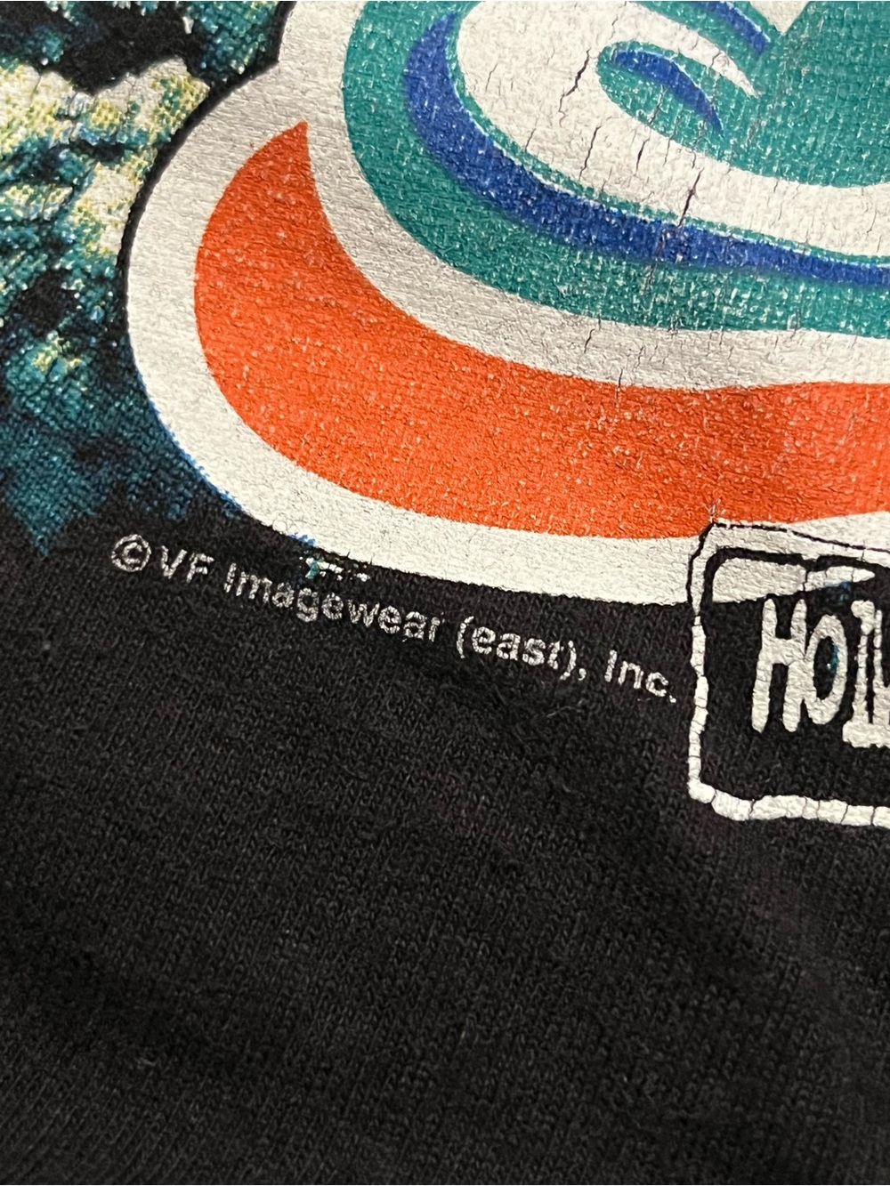 Y2K Miami Dolphins NFL graphic VF image where T-shirt men’s medium vintage - Picture 5 of 8